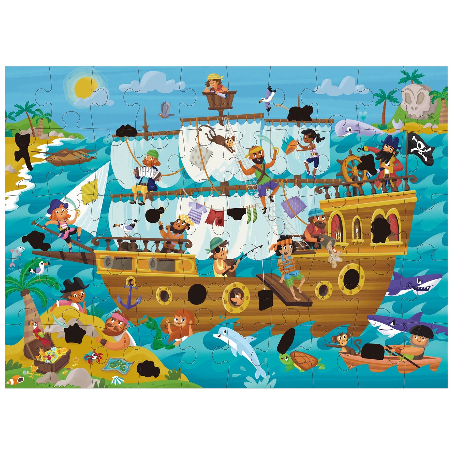 Pirate Ship Magic Puzzle